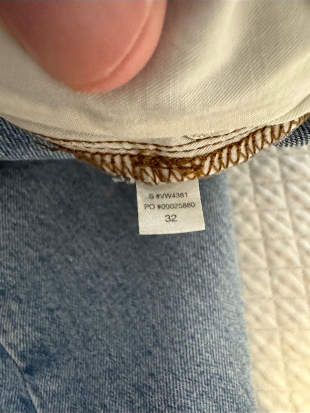 Vuori classic wide leg Jeans in Light Blue - Picture 6 of 6